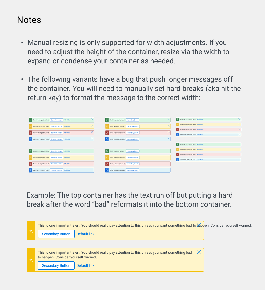 Notes on autolayout wrapping behavior for inline and stacked button states